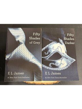 Fifty Shades Of Gray Fifty & Shades Darker Paperback Set By E.L. James Vintage